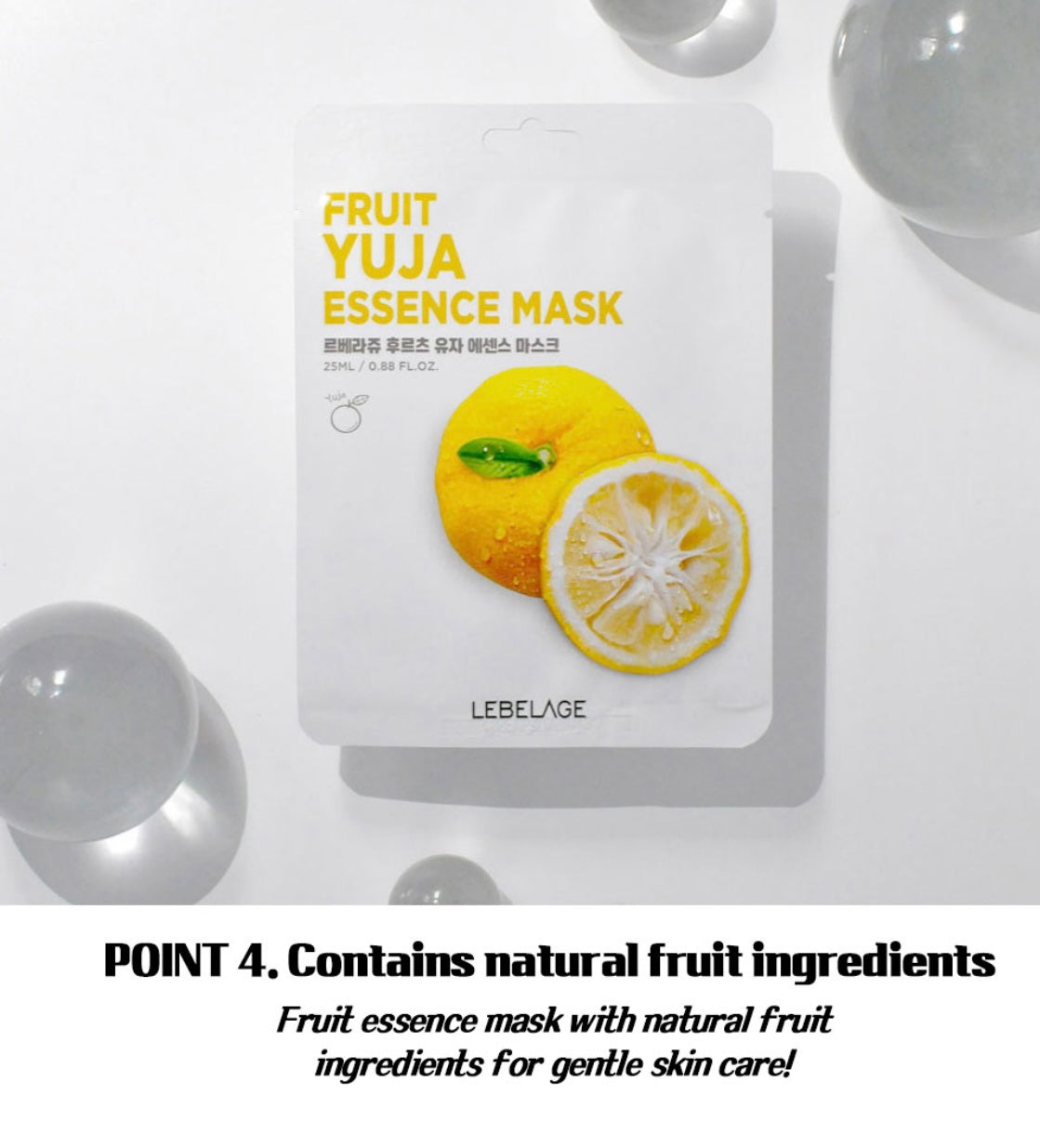 LEBELAGE  - Fruit Yuja Essence Mask 25ml