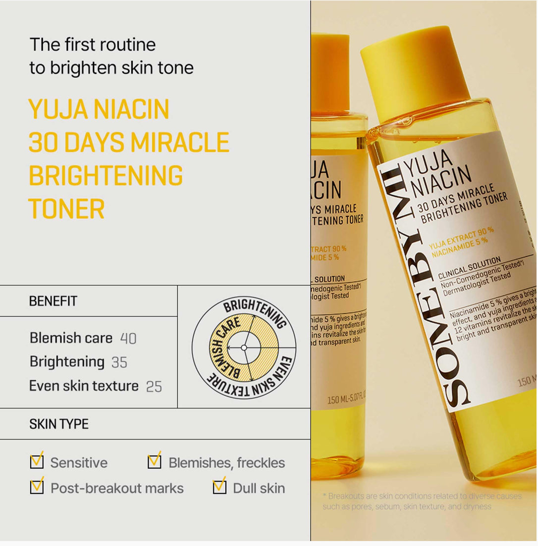 SOME BY MI - Yuja Niacin 30 days Brightening Toner - 150ml