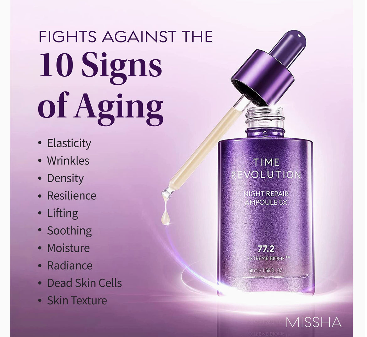 MISSHA - TIME REVOLUTION NIGHT REPAIR AMPOULE 5X