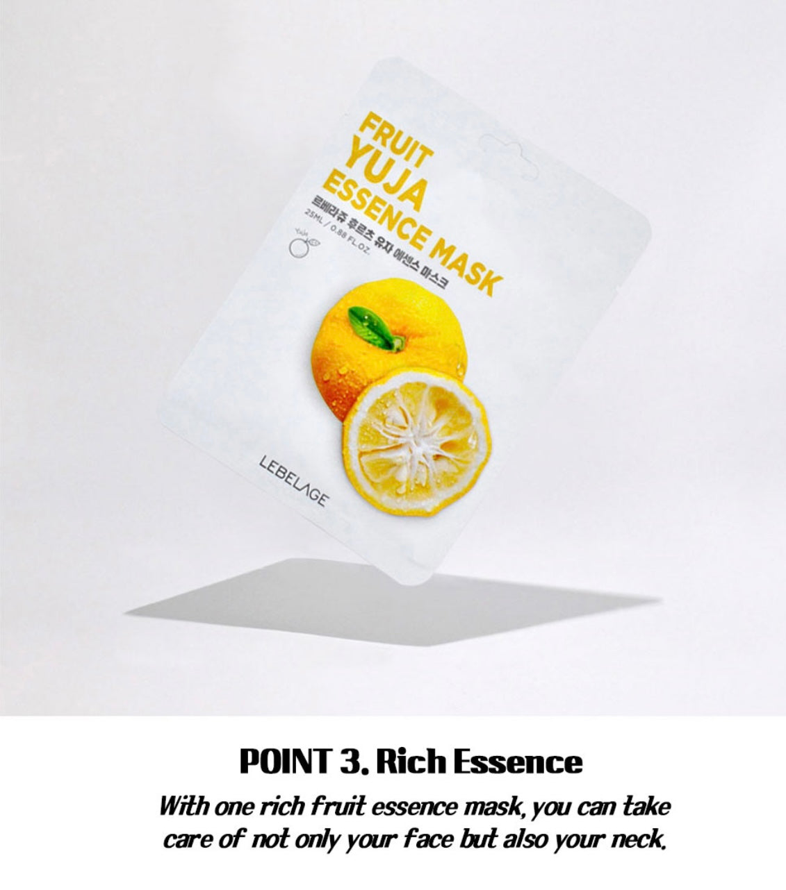 LEBELAGE  - Fruit Yuja Essence Mask 25ml