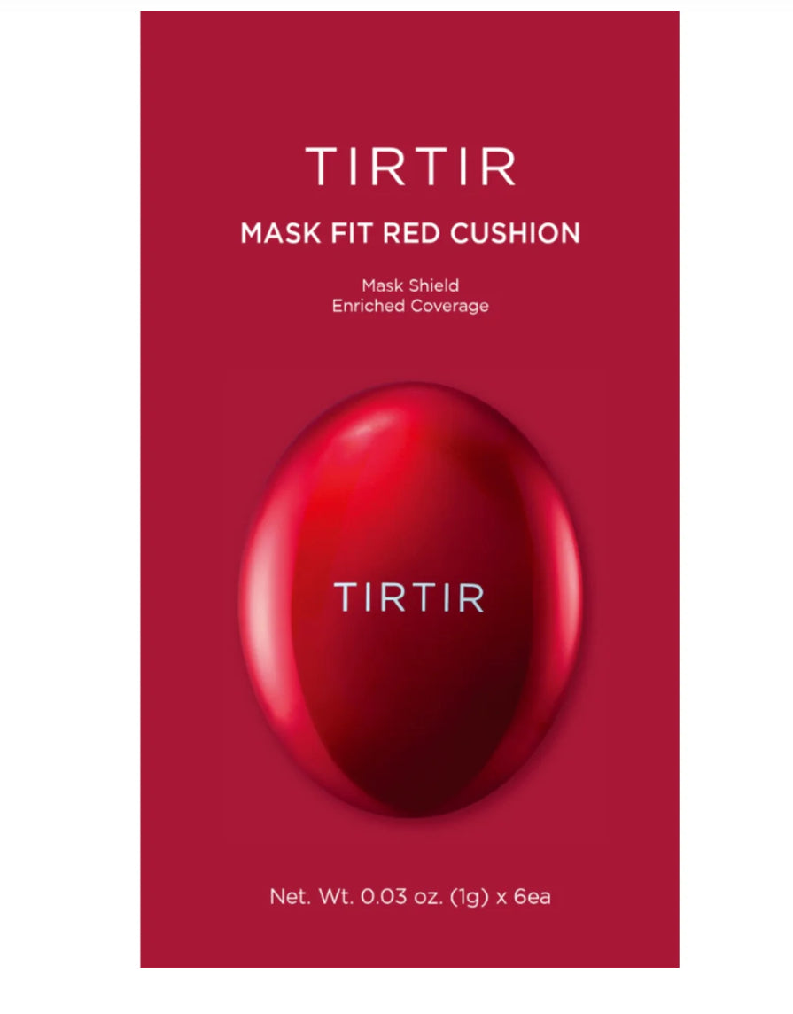 TIRTIR - MASK FIT RED CUSHION TRIAL SET - 1g each (6 shades)