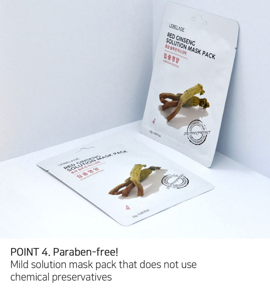 LEBELAGE - Red Ginseng Solution Mask Pack