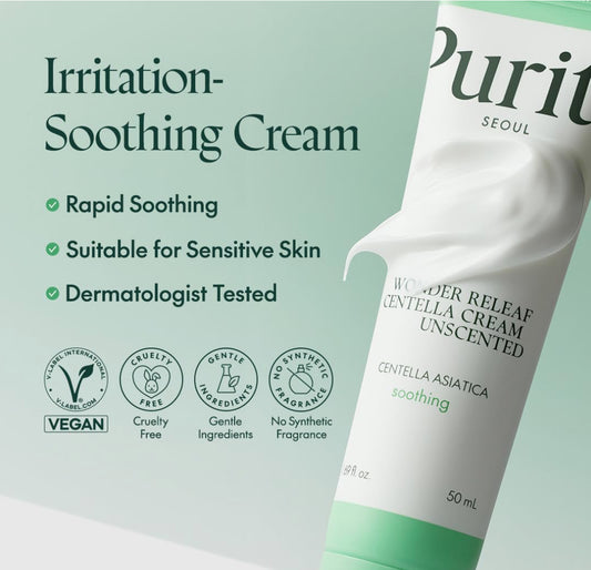 Purito SEOUL - Centella Unscented Recovery Cream (12ml)