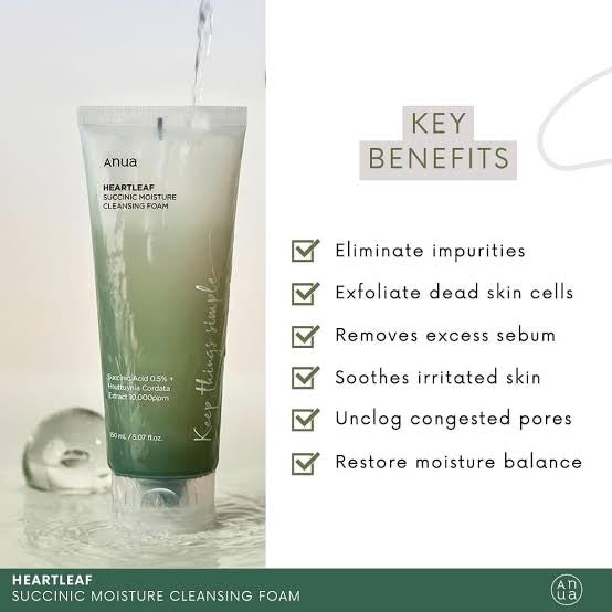 Anua - Heartleaf Quercetinol Pore Deep Cleansing Foam